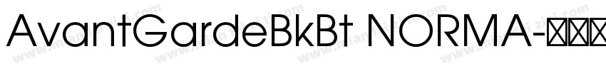 AvantGardeBkBt NORMA字体转换